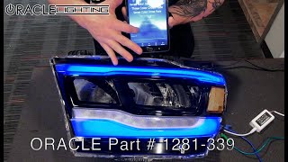 2019 Ram Truck Headlight DRL ColorSHIFT RGBW Upgrade Installation DIY [upl. by Aitercul]