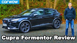 Cupra Formentor 2021 review  a Golf R in disguise [upl. by Nimajnab875]