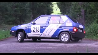 Rally Český Krumlov  17185 2024  Action and mistakes  Historici [upl. by Oringas21]