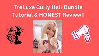 Tre Luxe Curly Hair Bundle Honest review [upl. by Nnayar397]