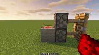 Minecraft 121  Quick and Easy 1x2 Piston Door [upl. by Ecinuahs73]