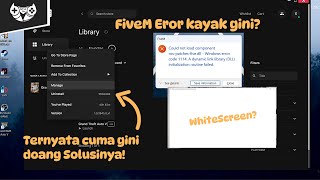 Mengatasi FiveM WhiteScreen dan DLL Initialization Routine Failed GTA 5 [upl. by Tatum94]