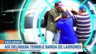 ¡IMPRESIONANTE Ladrones del centro robaban en menos de 30 segundos [upl. by Nortad]