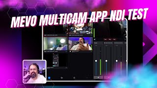 Mevo Multicam App NDI test [upl. by Oht]