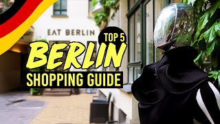 BERLIN🇩🇪 SHOPPING GUIDE TOP 5 Shops amp Areas Alexanderplatz KaDeWe Mall of Berlin amp more [upl. by Ettie]