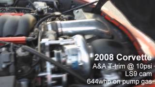 Single turbo Supra vs supercharged Corvette [upl. by Aneekat]