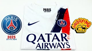 PSG maillot extérieur 20242025 player version Unboxing  ASMR [upl. by Brana]