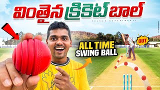 Weird Amazon Cricket Balls Unboxing And Testing 🔥🔥ఈ క్రికెట్ బాల్స్ చూసి ఉండరు…😱😱 Telugu Experiments [upl. by Anitniuq538]