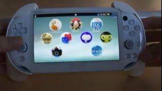 LRボタンが押しやすくなるトリガー搭載のPS Vita（PCH2000）用アシストグリップ [upl. by Aikyt]