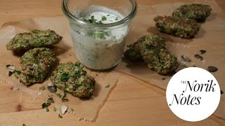 Brokkoli Kroketten mit Mandeln und Parmesan  Low Carb  Note 20 [upl. by Cilurzo90]