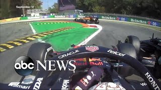 Verstappen wins Formula 1 championship in dramatic season finale l GMA [upl. by Barbour22]