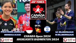 Praveen JORDANSerena KANI INA vs M ZILBERMANS ZILBERMAN ISRXDR 32  CANADA Open 2024 [upl. by Anael]