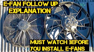 Electric fan conversion update and review [upl. by Nnyledam]