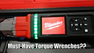 Milwaukee Tool M12 FUEL 38” and 12” Digital Torque Wrenches with ONEKEY Shop Review [upl. by Moreville714]