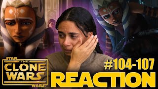 NOT AHSOKA The Clone Wars Ep 104107  Ahsoka arc REACTIONCOMMENTARY [upl. by Dahsraf110]