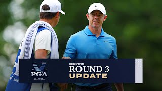 2024 PGA Championship ROUND 3 UPDATE Rory McIlroy SOARING UP Leaderboard I CBS Sports [upl. by Pietra]