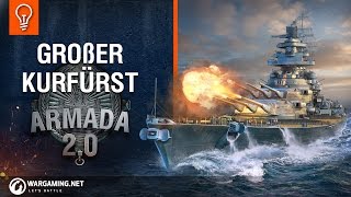 Battleship Schlieffen hunts the world record with friends  World of Warships [upl. by Enaled]