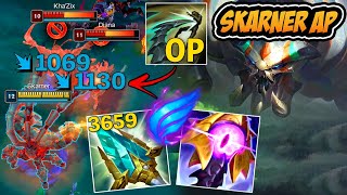 SKARNER REWORK AP TÁ MUITO ROUBADO NO TOP NOVAS HABILIDADES  LEAGUE OF LEGENDS [upl. by Neemsay681]