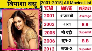 Bipasha Basu all movie list ll Bipasha Basu all film list flop and hit [upl. by Stead]