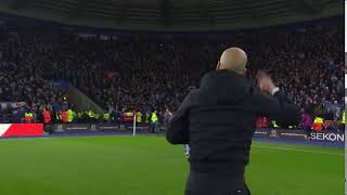 Guardiola dancing to the Man City Guardiola song [upl. by Vedette391]