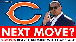 5 REALISTIC Moves Ryan Poles Could Make With Bears Remaining Cap Space Via Trades amp NFL Free Agency [upl. by Alika]