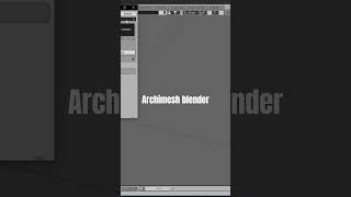 plugin archimesh blender [upl. by Marsiella510]