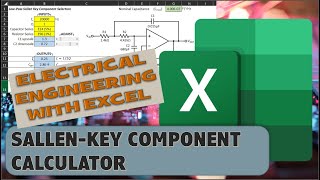 SallenKey Component Calculator Spreadsheet [upl. by Lorilyn]