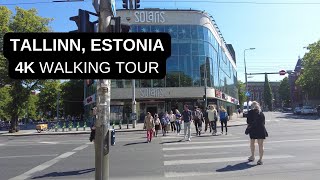 City walks series  Tallinn Estonia 4K walking tour [upl. by Ydnelg]