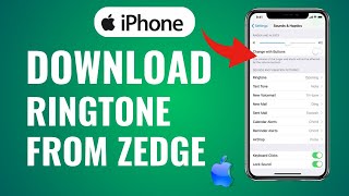 How To Download Ringtone From Zedge On iphone 2024 [upl. by Hike]