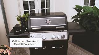 Gassgrill med 4 brennere  Power Burner sidebrenner  Grillexpert Premium [upl. by Rodrique]