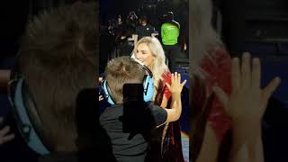 Charlotte Flair Says she likes my hair WWE Nottingham Smackdown Live 07 11 2018 [upl. by Karlik]