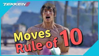 Moves Rules of 10  Tekken8 [upl. by Goode]