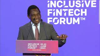 Inclusive FinTech Forum 2023  Remarks by President Hakainde Hichilema [upl. by Glass]