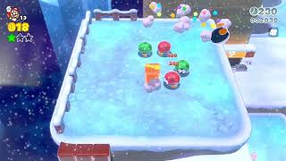 Super Mario 3D World  World 31  Snowball Park kiddiezone nintendoswitch [upl. by Lothar506]