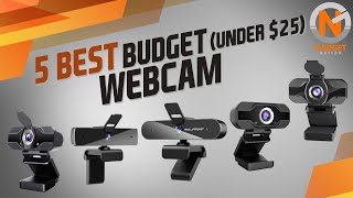 5 Best Budget Webcam under 25 [upl. by Enyamrahc]