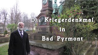 Kriegerdenkmal in Bad Pyrmont Helmut Eichmann erzählt interessante Fakten Film 4K [upl. by Nauqe187]