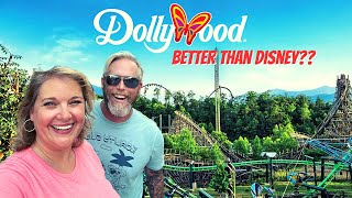 Is Dollywood the BEST Theme Park in the USA [upl. by Nebur448]