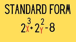 Converting an Expression to Standard Form  Algebra 1 [upl. by Aiekam]