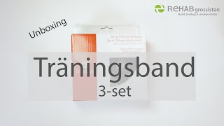 Unboxing av Sveltus Träningsband 3set [upl. by Kreager533]