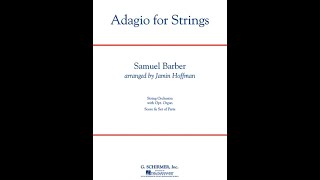 Adagio for Strings by Samuel Barberarr by Jamin Hoffman Orchestra  Score and Sound [upl. by Icnarf]