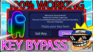 Fluxus Key Bypass V2 99 Working Free Key 🗝️ Bypass [upl. by Nailliw921]