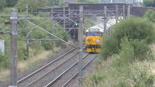 Stockport Crewe amp Acton Bridge 240824 Classes 4750565766676890 freighttrains locomotives [upl. by Meridel]