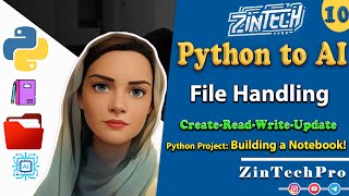 Introduction to File Handling in Python  Project Digital Notebook [upl. by Mouldon]