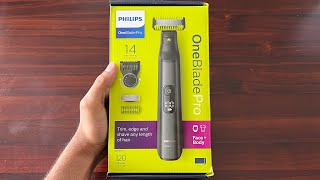 Philips Oneblade Pro QP6550 Unboxing [upl. by Qulllon]