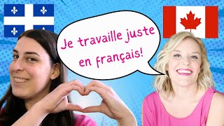 Une anglophone choisit le français au Québec [upl. by Borlow543]