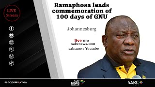 ANC President Ramaphosa reflects on 100 days of GNU [upl. by Htiekel]