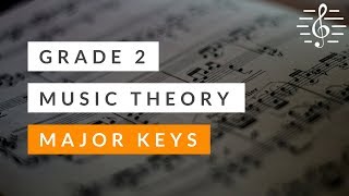 Grade 2 Music Theory  Major Keys amp Scales [upl. by Kahl803]