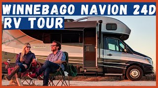 2019 Winnebago Navion 24D  Tour Our Home on Wheels [upl. by Xavier]