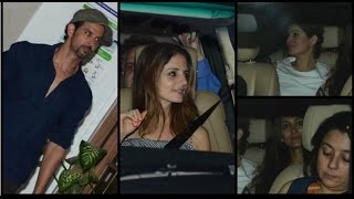 Hrithik RoshanSussanne KhanTwinkle Khanna Sonali Bendre At Bandra  SpotboyE [upl. by Enna]