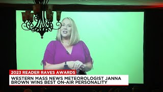 Meteorologist Janna Brown award as Best OnAir Personality at Reader Raves Awards [upl. by Taryn]